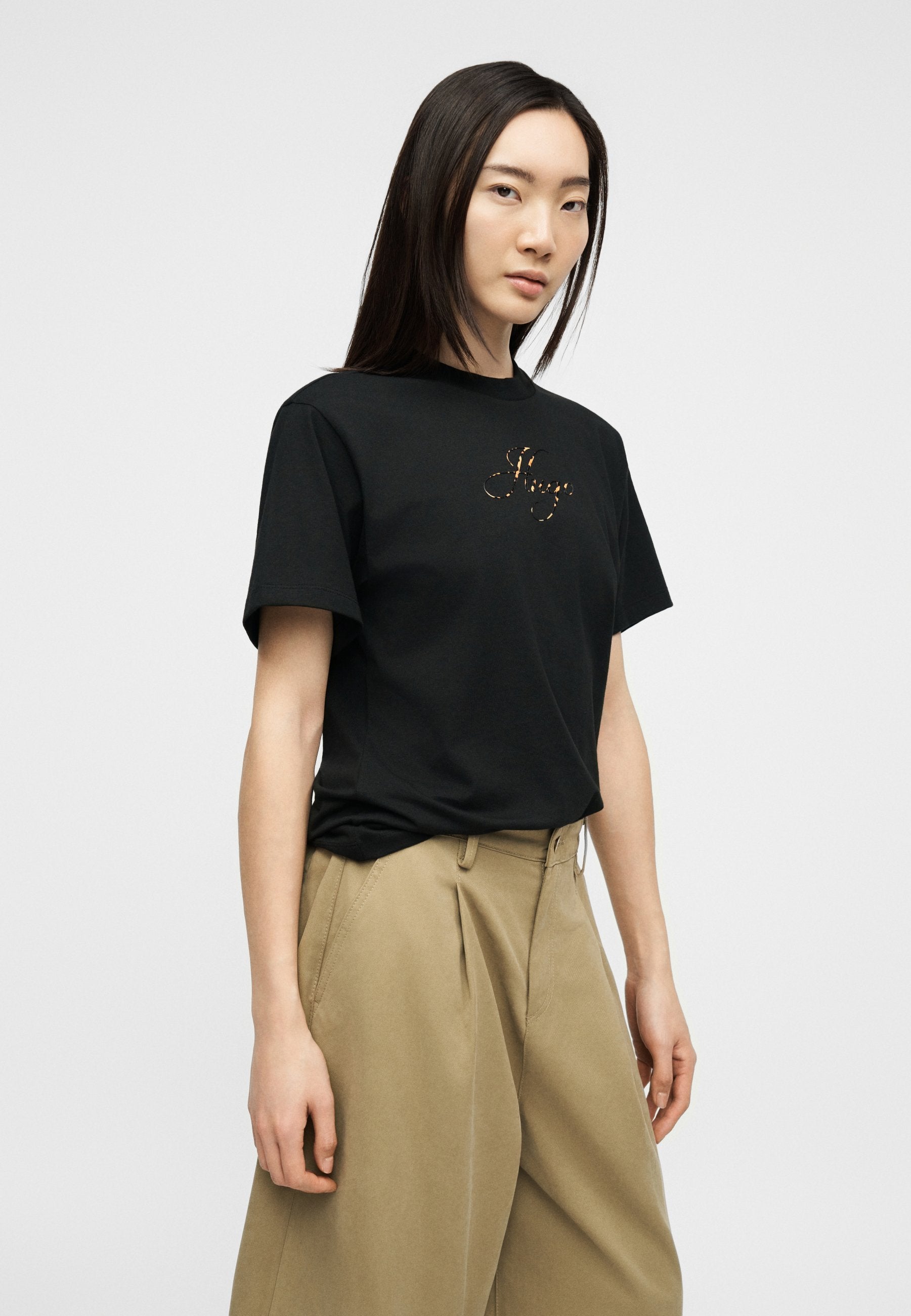 VINTAGE TEE - Print T-shirt - black