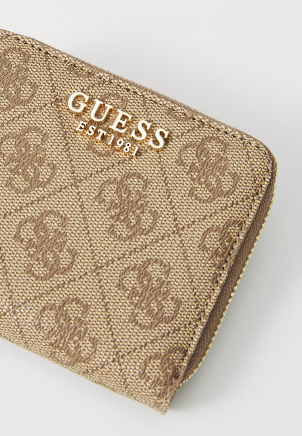 LAUREL SMALL ZIP AROUND - Wallet - latte logo