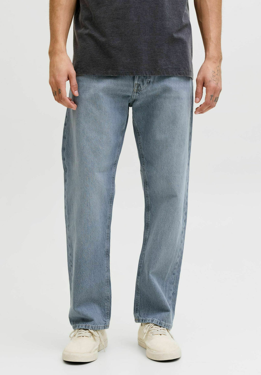 Relaxed Fit JJICHRIS JJCOOPER SBD 280 NOOS - Relaxed fit jeans - grey denim