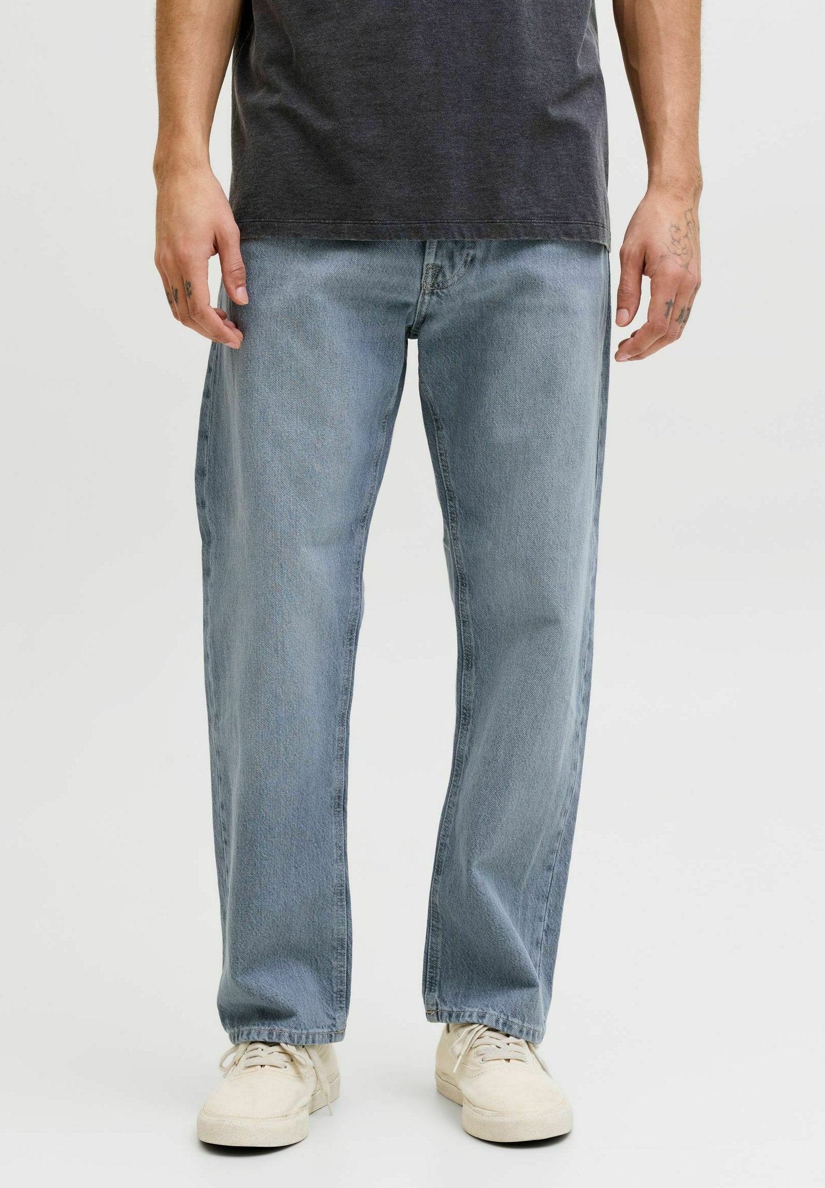 Relaxed Fit JJICHRIS JJCOOPER SBD 280 NOOS - Relaxed fit jeans - grey denim