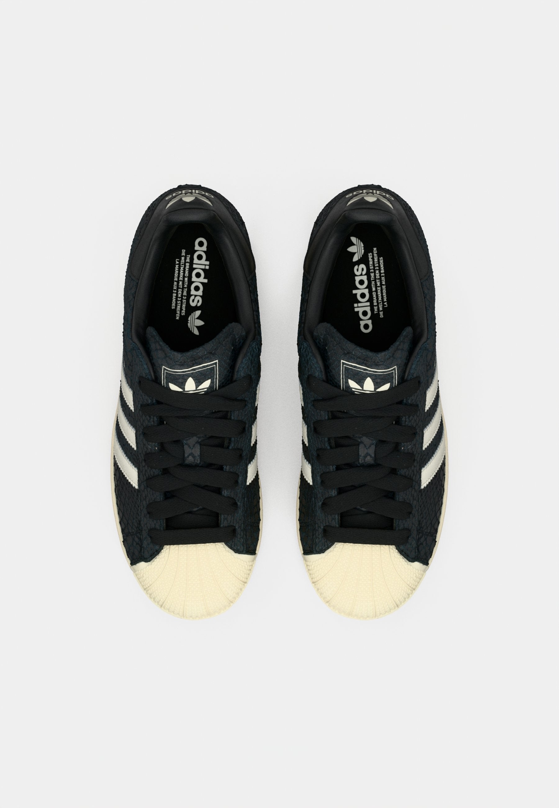 SUPERSTAR II UNISEXE - Baskets - noir/blanc/blanc cassé