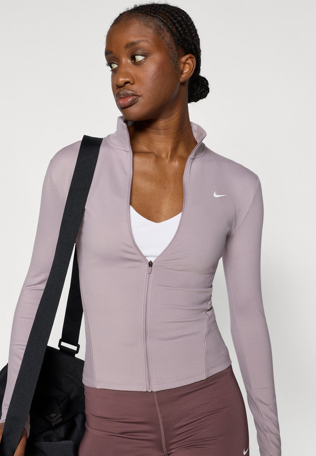ONE FITTED  - Training jacket - light violet ore/white
