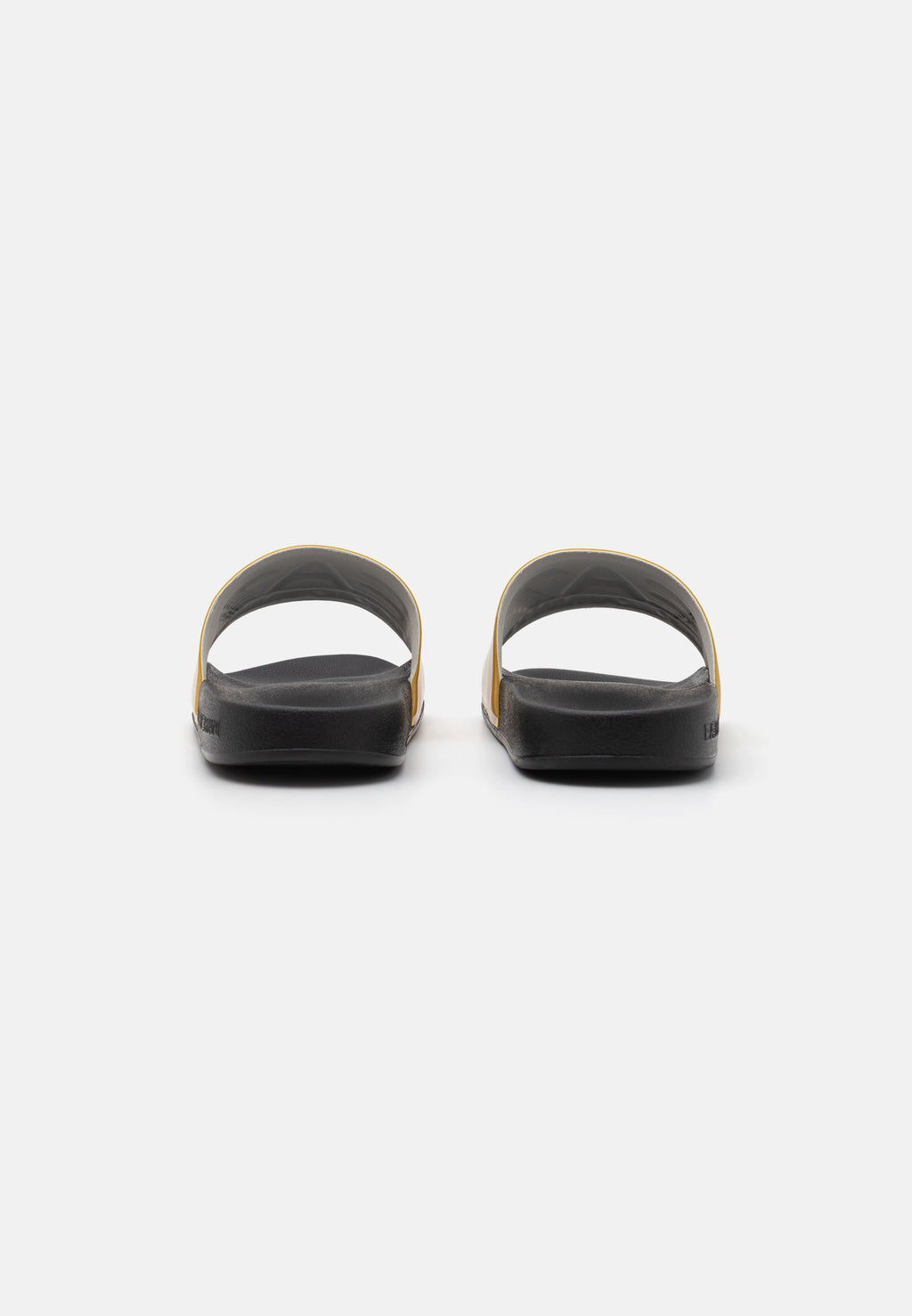 UNISEX - Pool slides - shiny gold/black