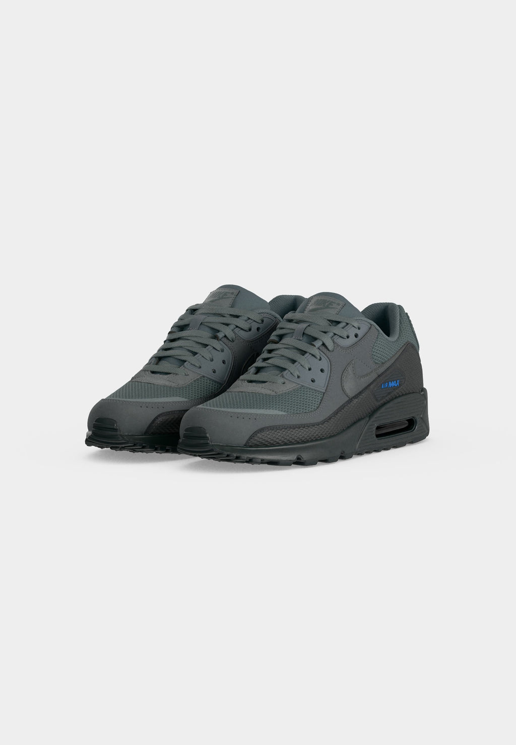 AIR MAX 90 - Trainers - phantom/light orewood brown/cream/safety orange