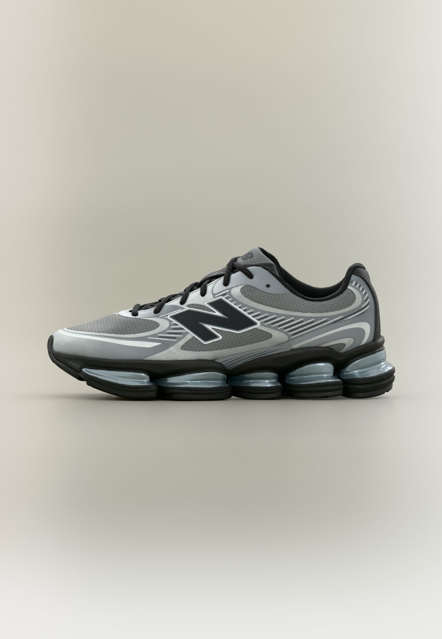 U2000 UNISEXE - Baskets - gris ardoise/couleur argent métallisé