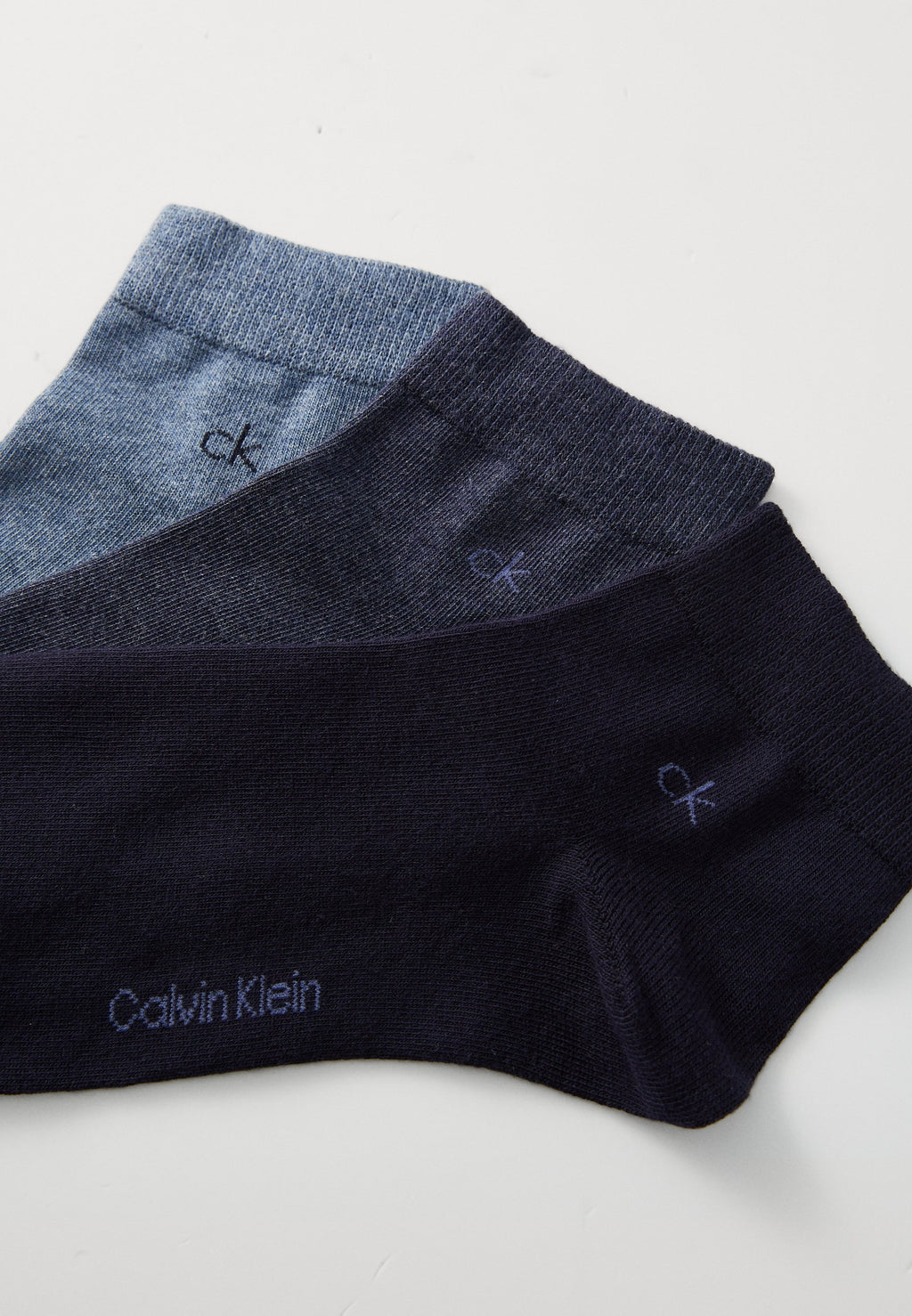 3 PACK - Sneaker socks - blue