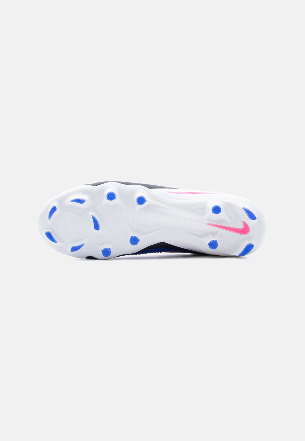 أحذية PHANTOM 6 HIGH PRO FG UNISEX - أحذية كرة القدم للأرضيات الصلبة - أزرق متسابق/انفجار وردي/أبيض