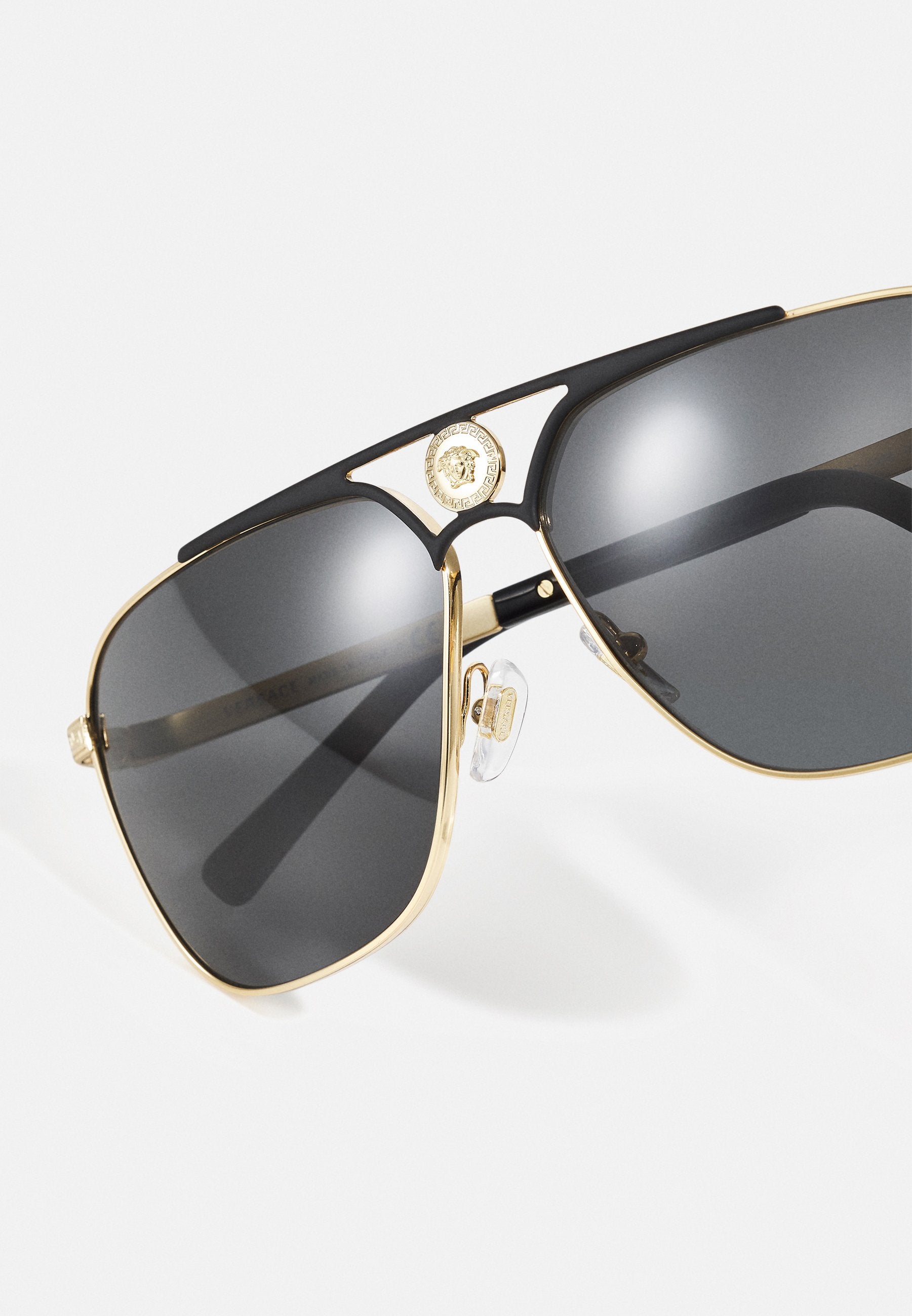 UNISEX - Sunglasses - gold-coloured/matte black