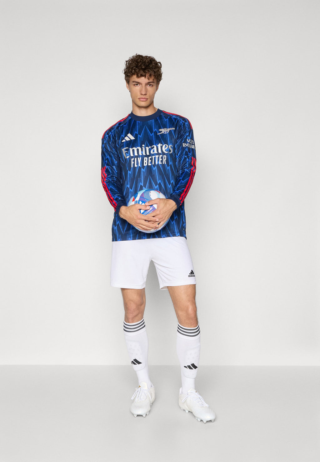 ARSENAL FC 25/26 AWAY JERSEY LONGSLEEVE - Club wear - night indigo/grey two