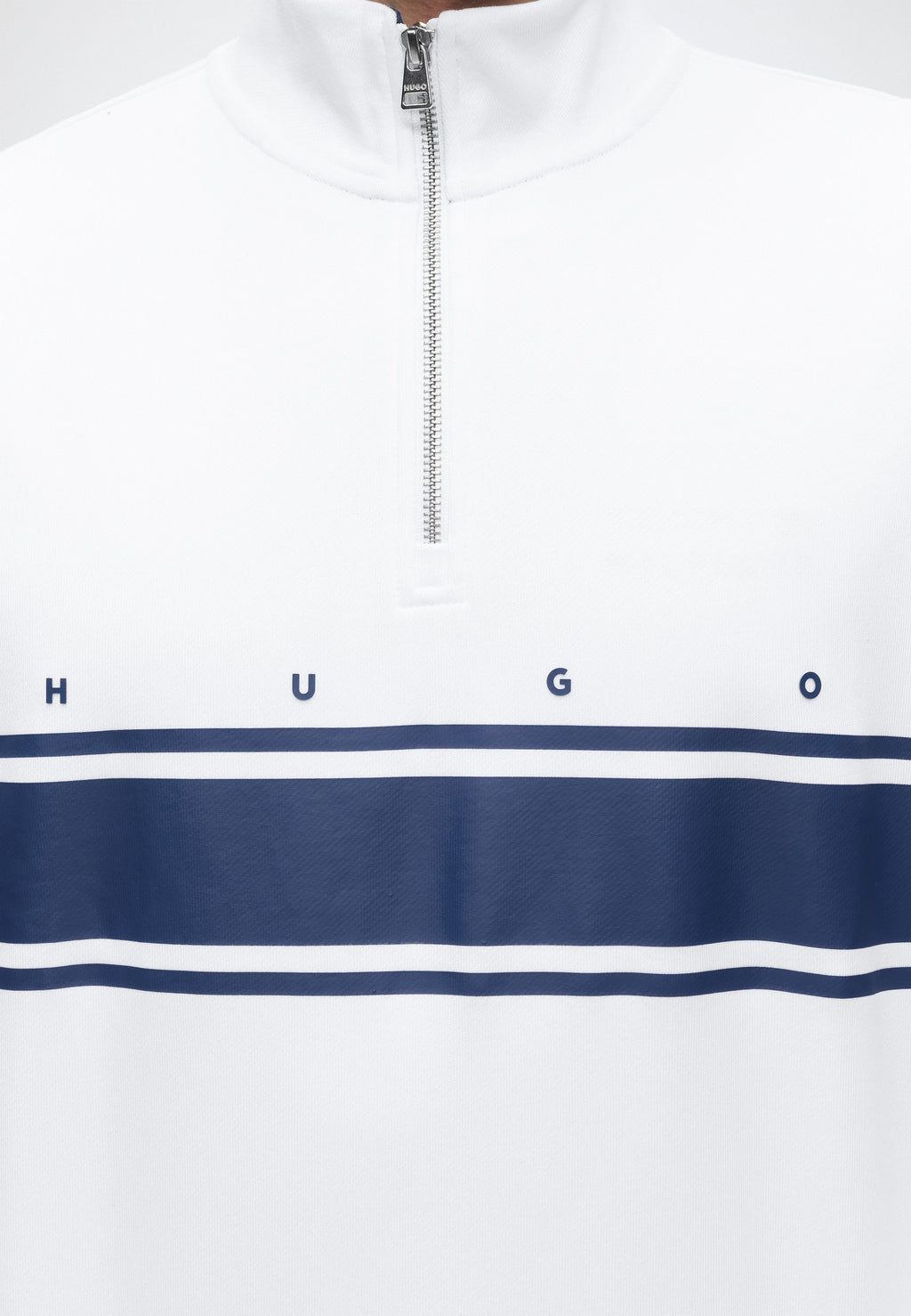 DEMSIZIP - Sweatshirt - white