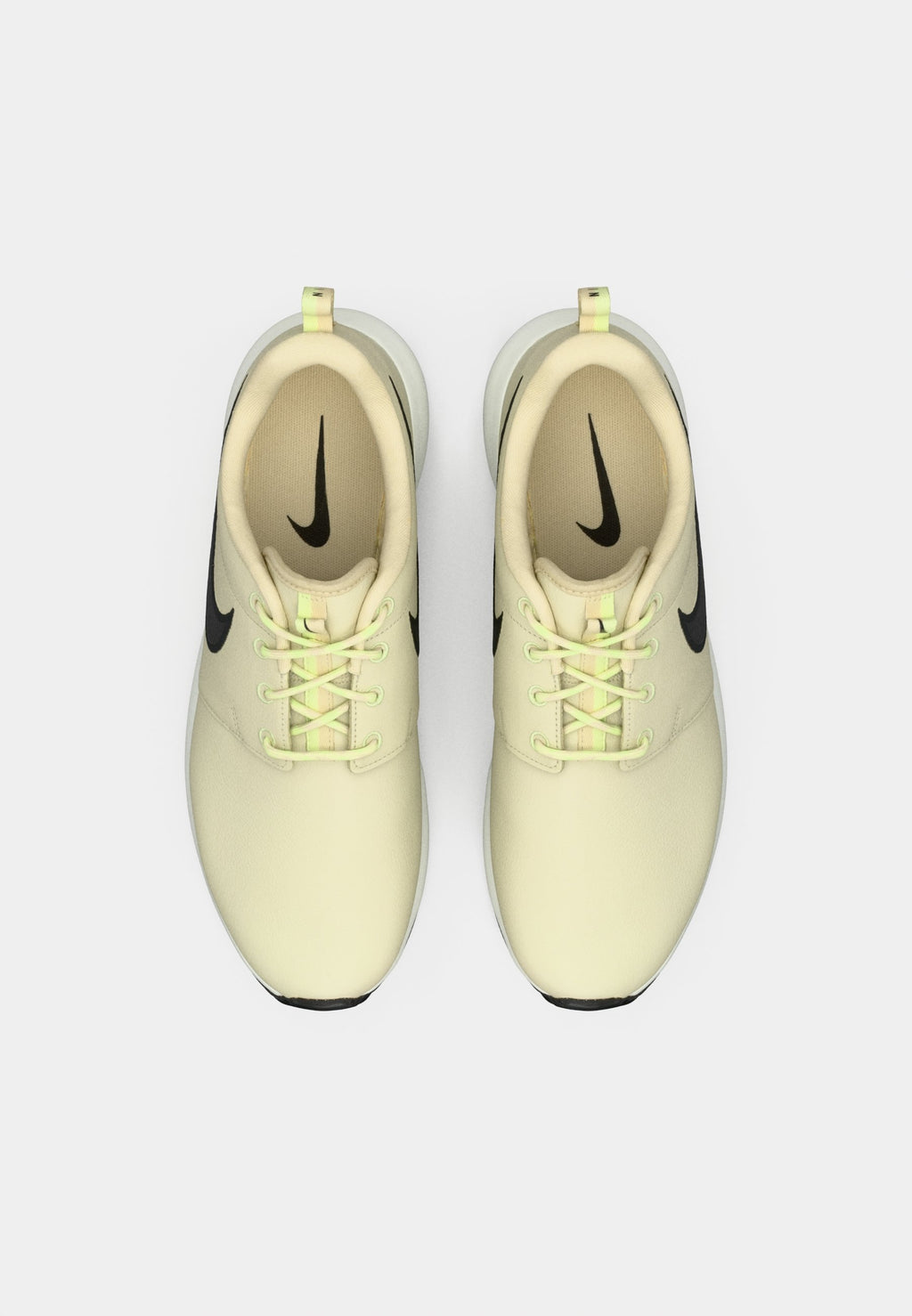 ROSHE - Golf shoes (without spikes) - light khaki/black/light liquid lime/sail