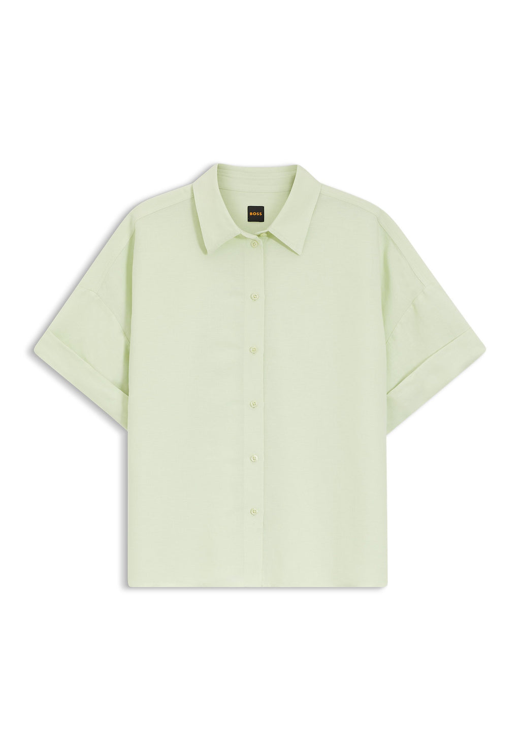 C_BISENAS - Button-down blouse - bright green