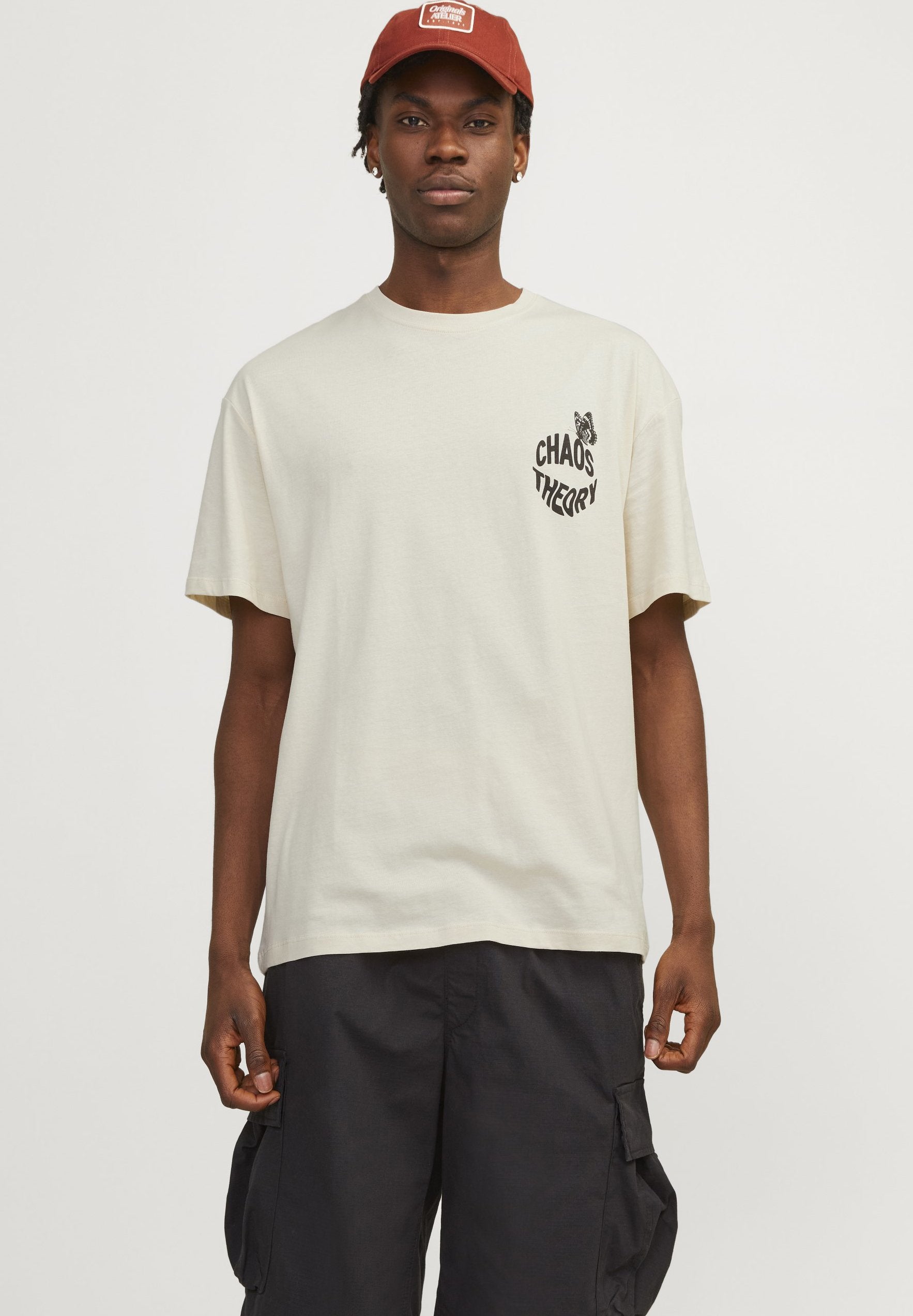 JORFRUTTI TEE - Print T-shirt - buttercream