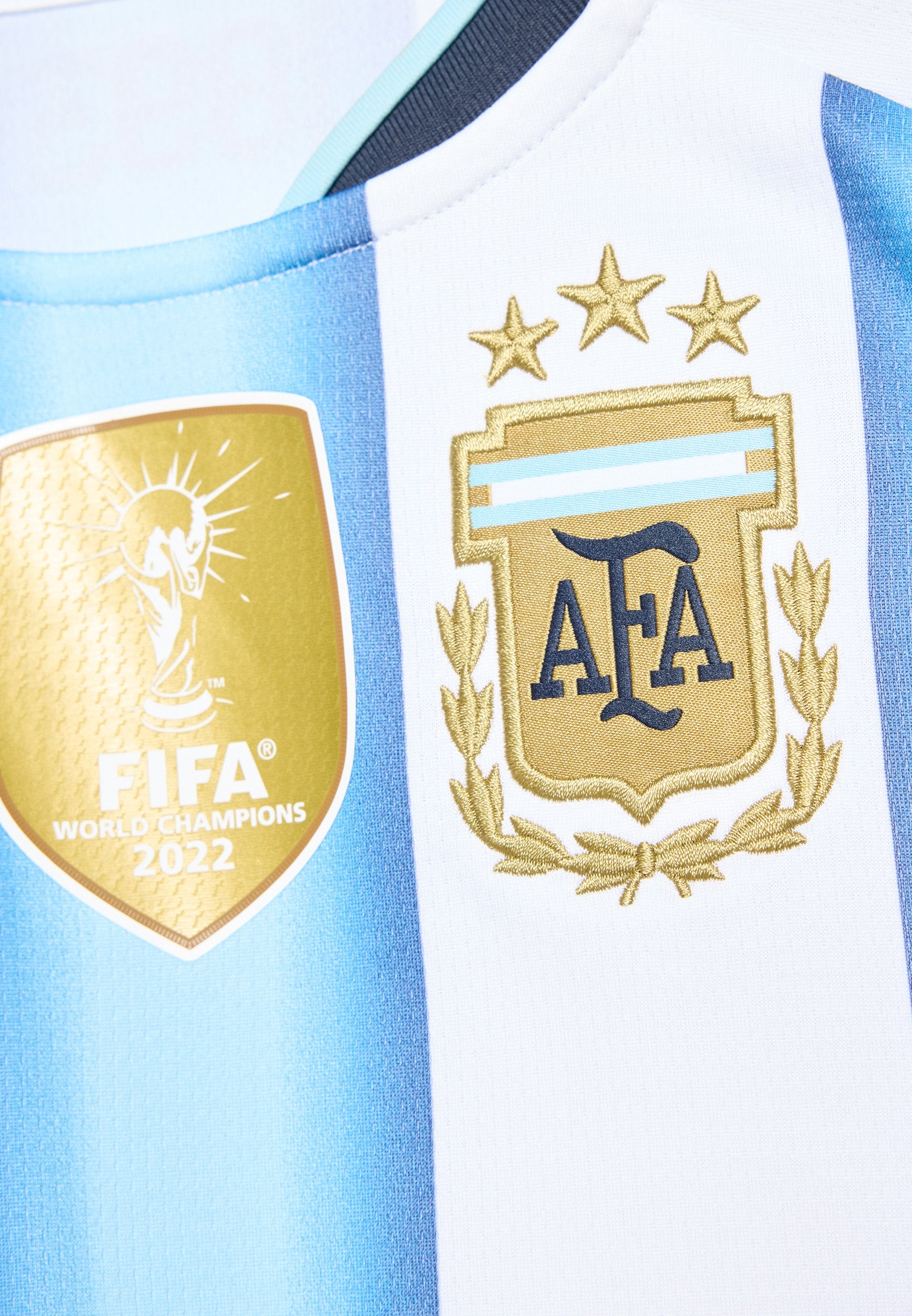 ARGENTINA 26 HOME - National team wear - white/icey blue/light blue