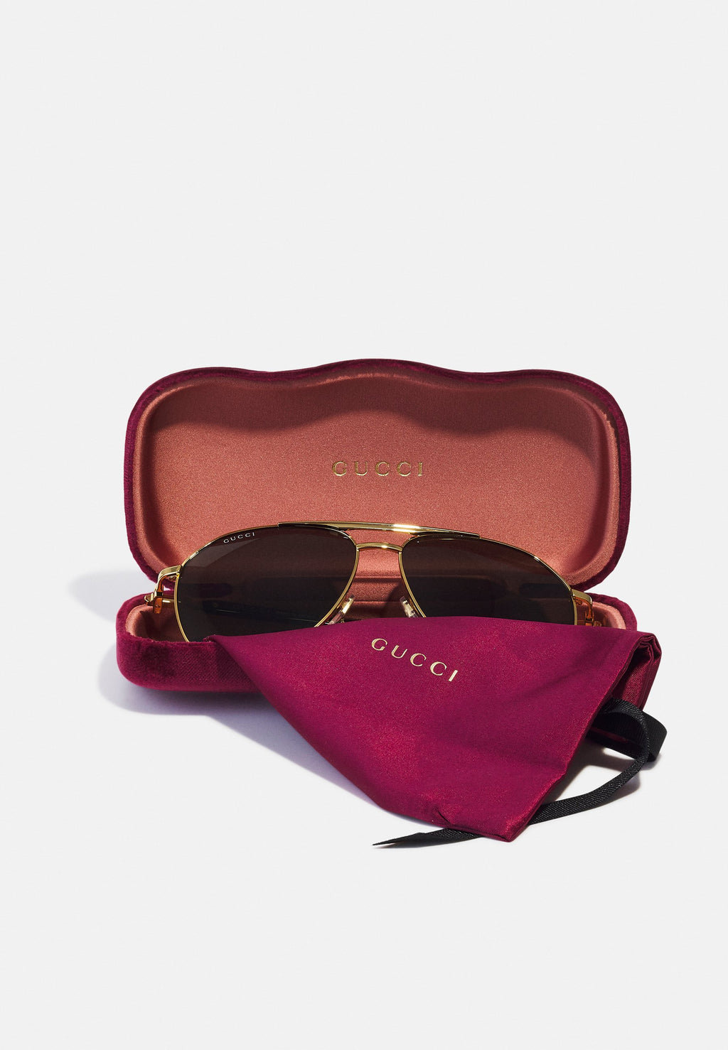 Sunglasses - gold/grey