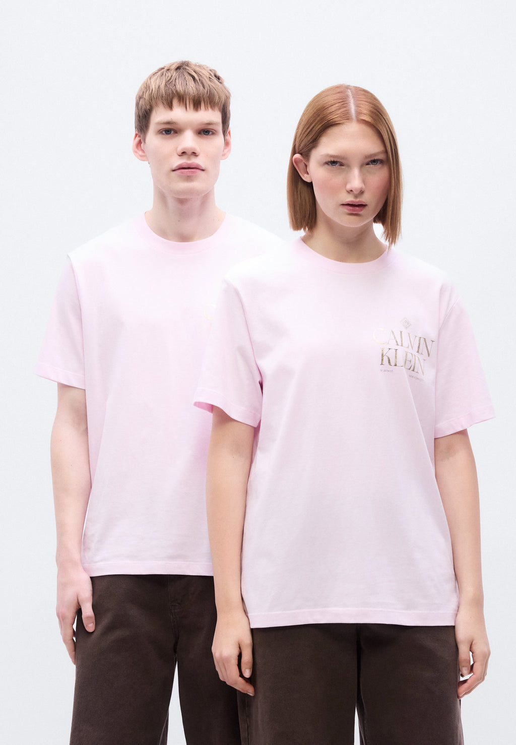 20S ROSES GRAPHIC TEE UNISEX - تي شيرت مطبوع - وردي لؤلؤي