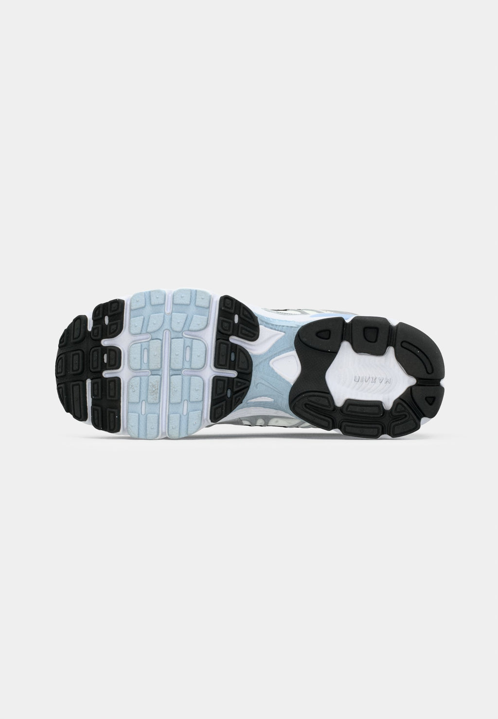 AIR MAX MOTO 2K - Trainers - white/hydrogen blue/metallic silver-coloured/black/flat silver-coloured