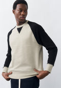 SHARPE - Sweatshirt - light grey/dark blue