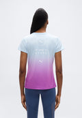 X HYROX GRAPHIC TEE - تي شيرت رياضي - لوسيت/أوركيد كهربائي