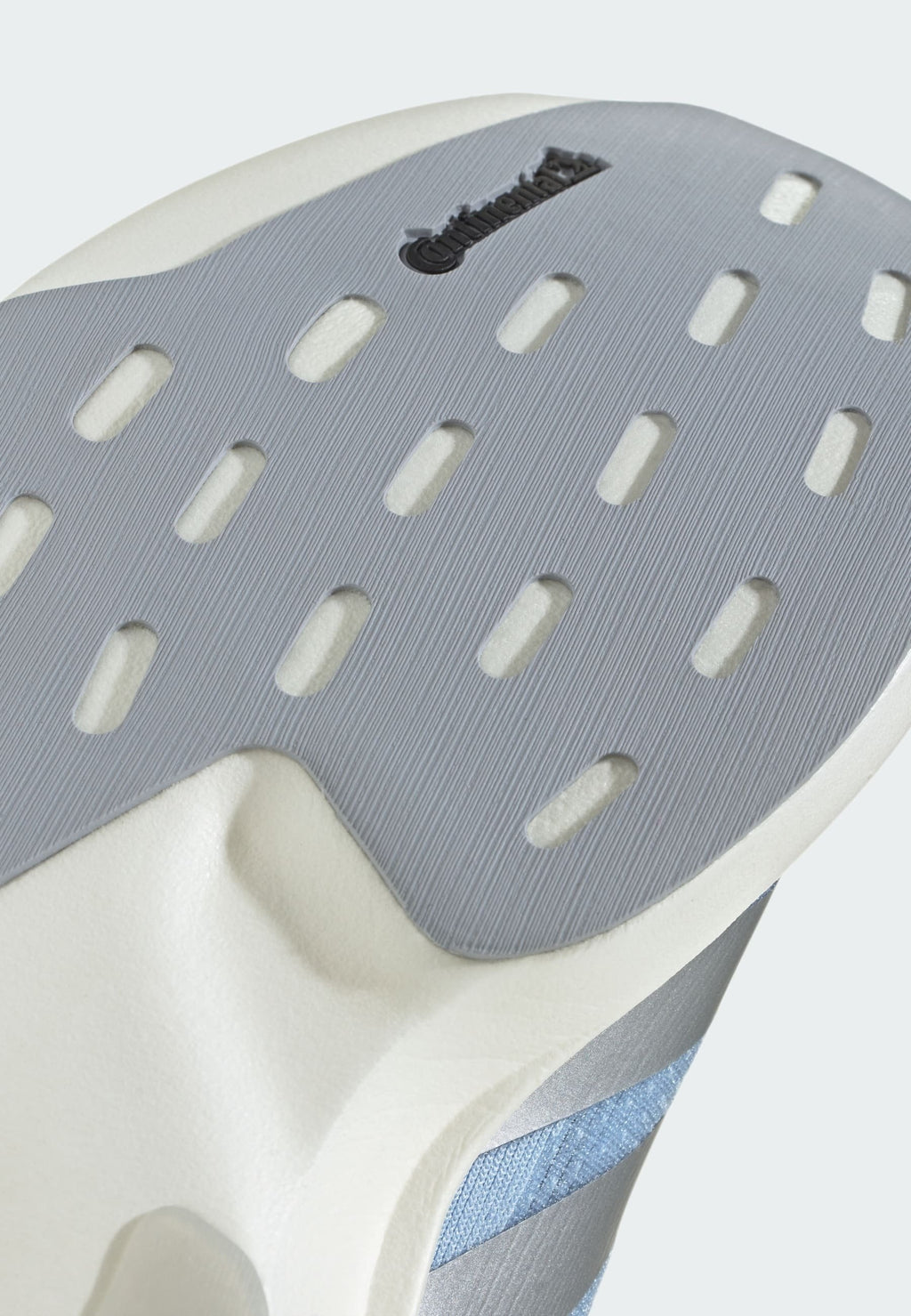 ADIZERO EVO SL W - Trainers - glow blue   silver metallic   cloud white