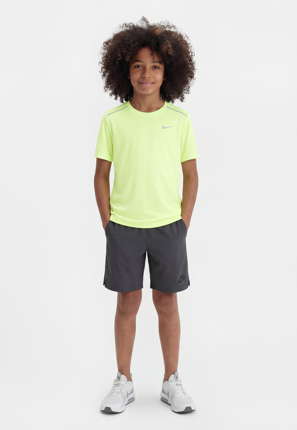 UNISEX - Sports T-shirt - volt ice/barely volt/silver-coloured