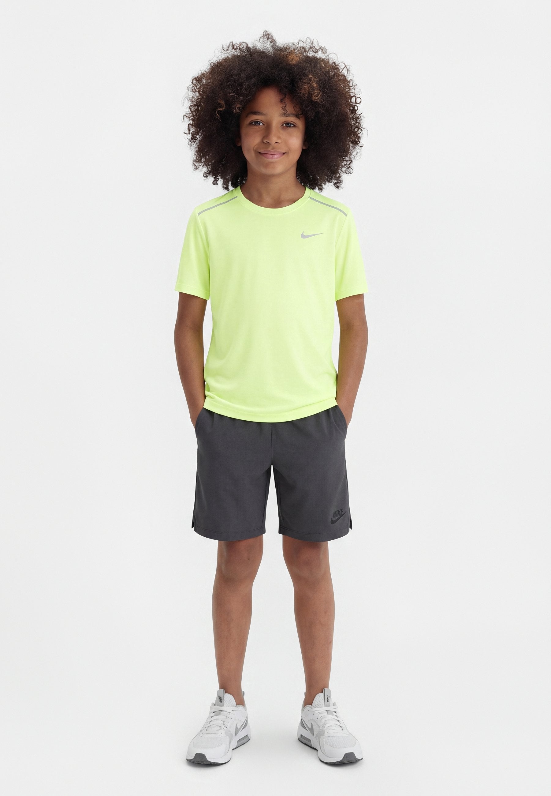 UNISEX - Sports T-shirt - volt ice/barely volt/silver-coloured