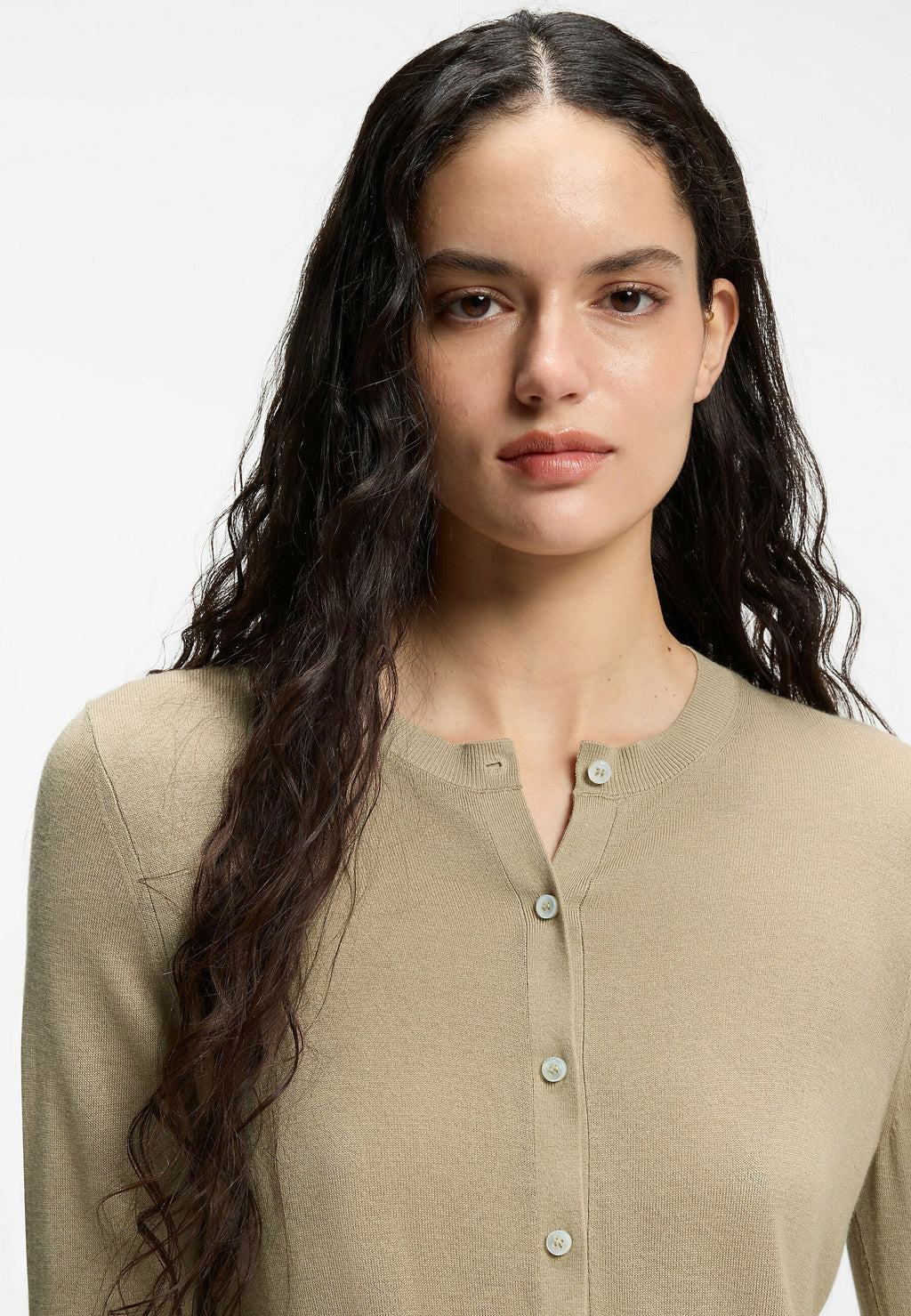 HUGO SESSIRY - Cardigan - light brown two