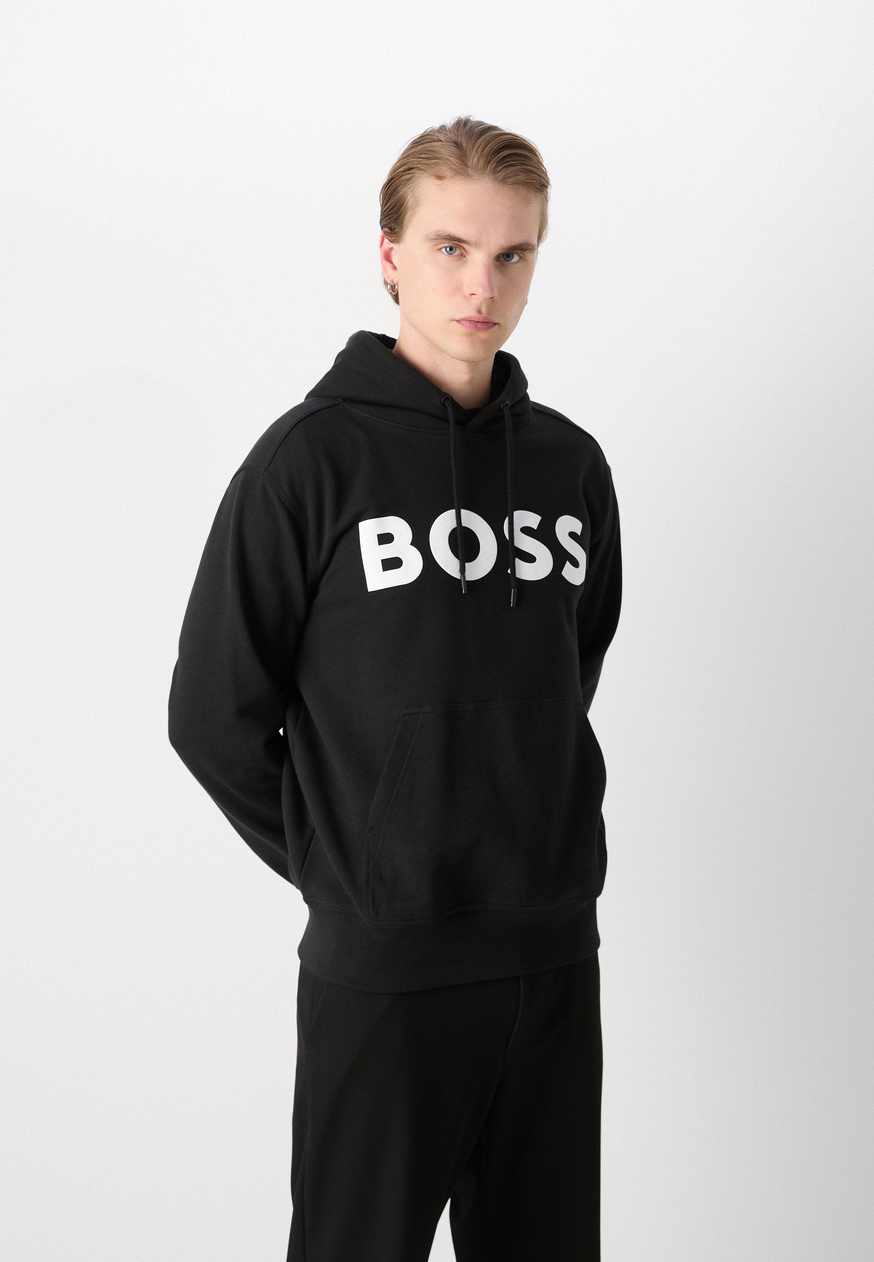 WEBASIC HOOD - Kapüşonlu Üst - siyah