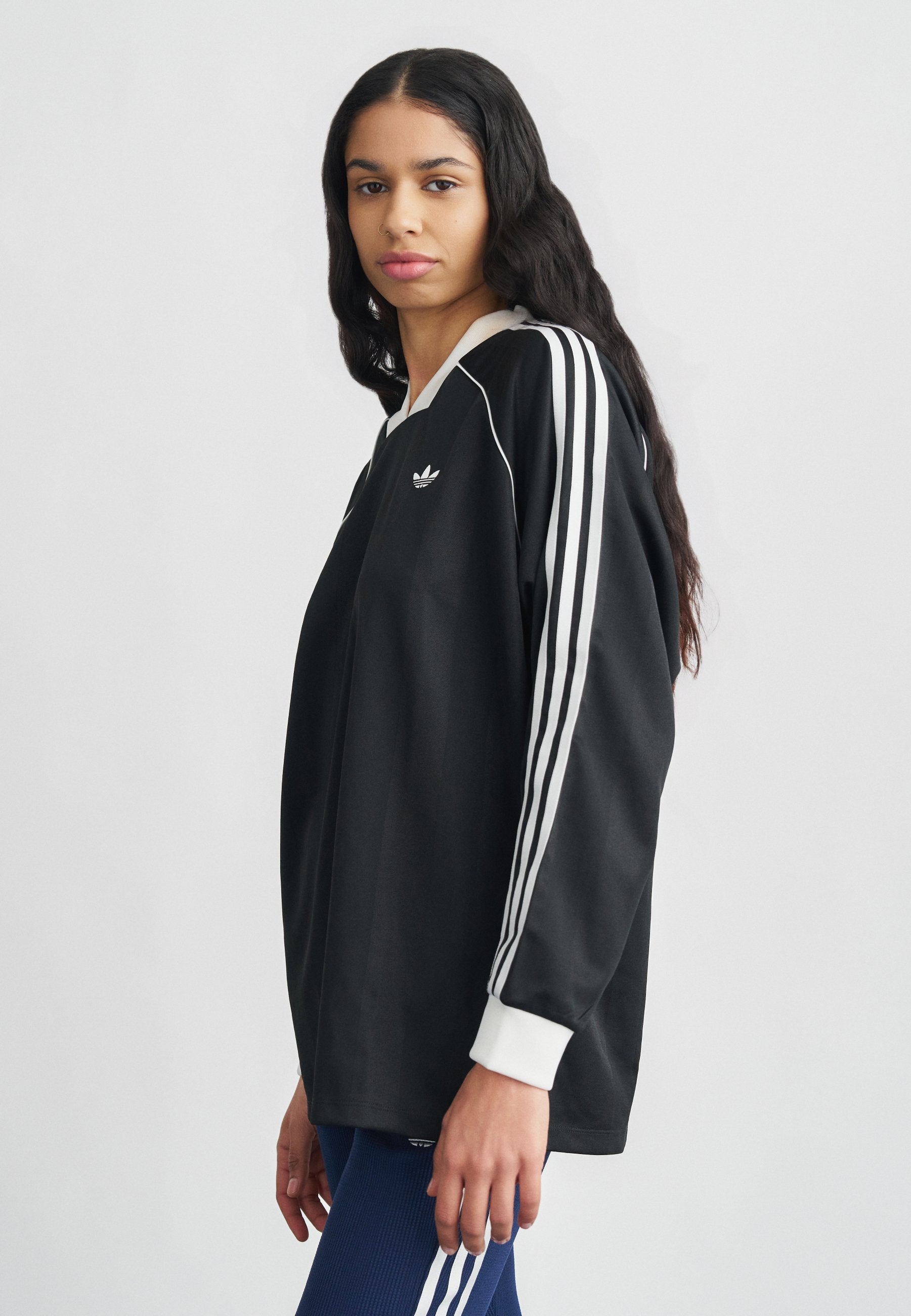 Long sleeved top - black