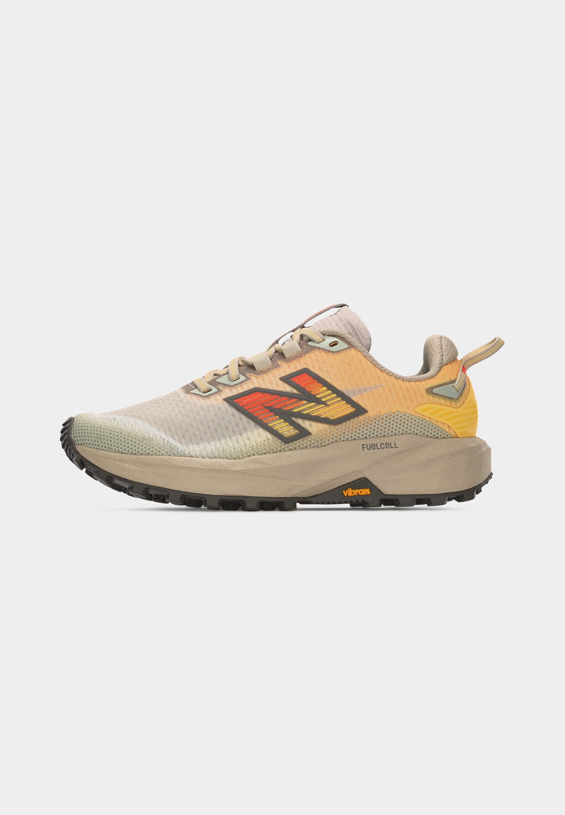 FUELCELL REBEL TRAIL - Chaussures de trail - blanc/pêche