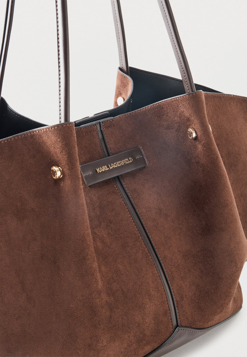 EXCLUSIVE PIERCED TOTE - Tote bag - tobacco