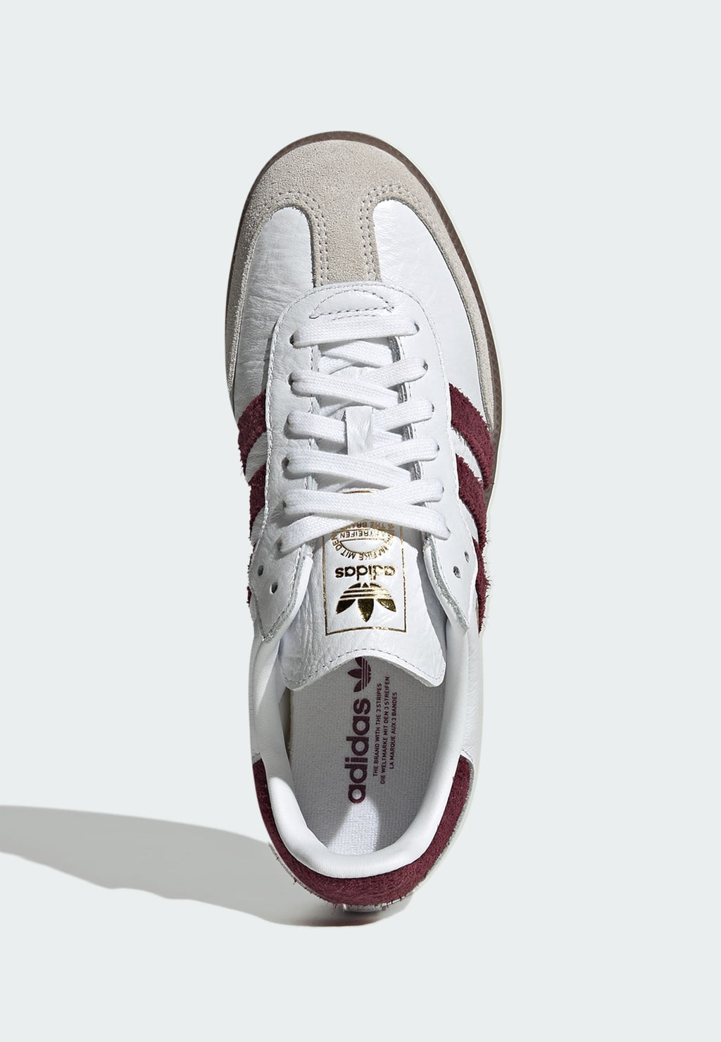 SAMBA - Trainers - ftwr white/maroon/gum