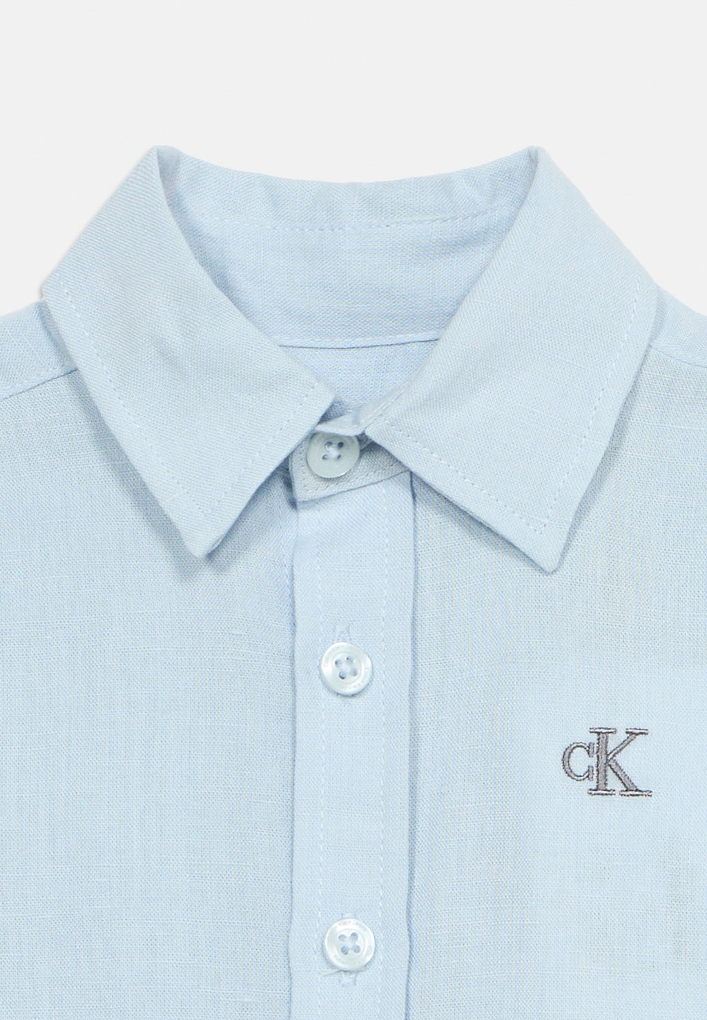 WOVEN SET UNISEX - Button-down blouse - breezy blue