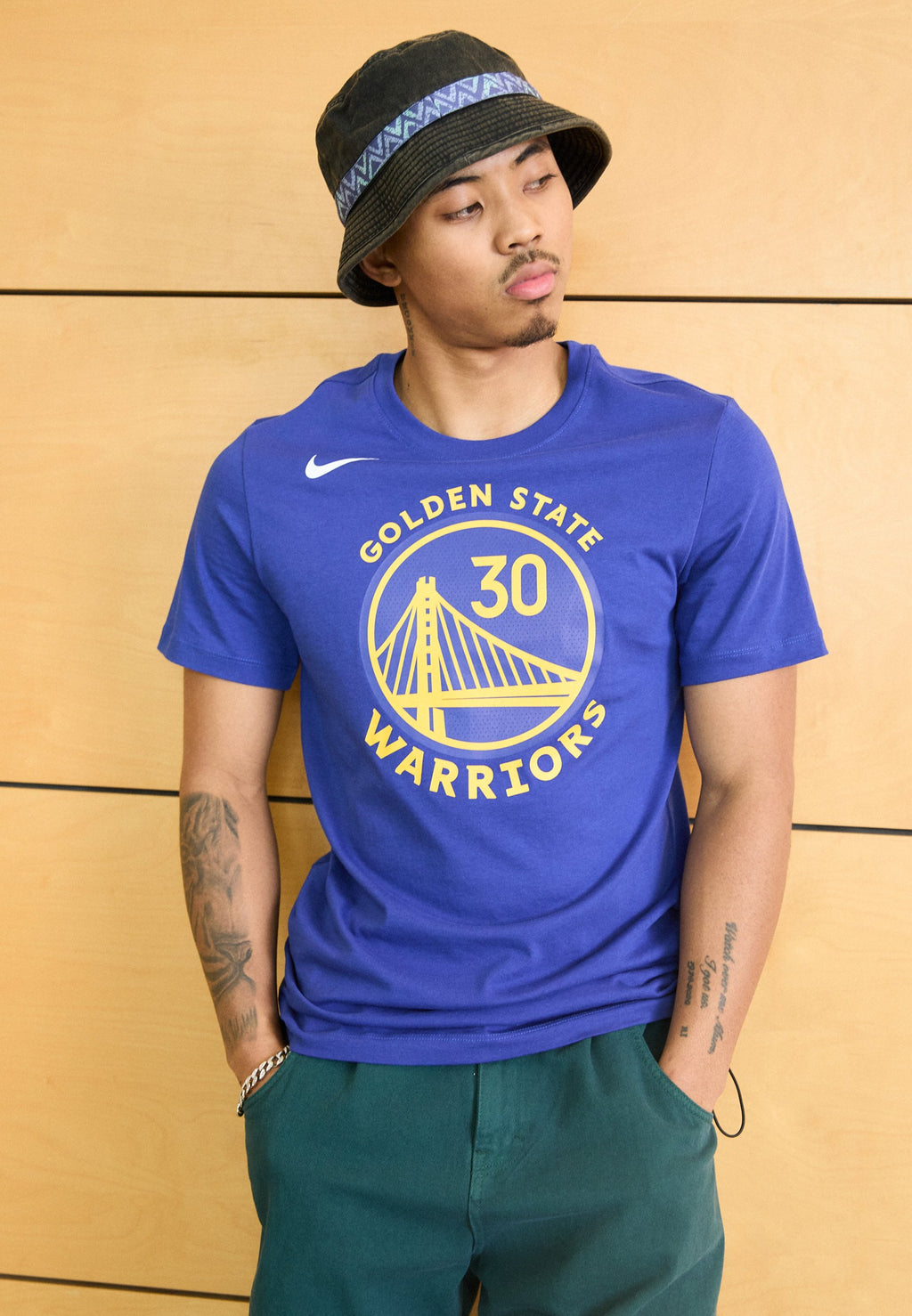 NBA GOLDEN STATE WARRIORS STEPH CURRY NAME AND NUMBER TEE - Print T-shirt - rush blue/curry stephen
