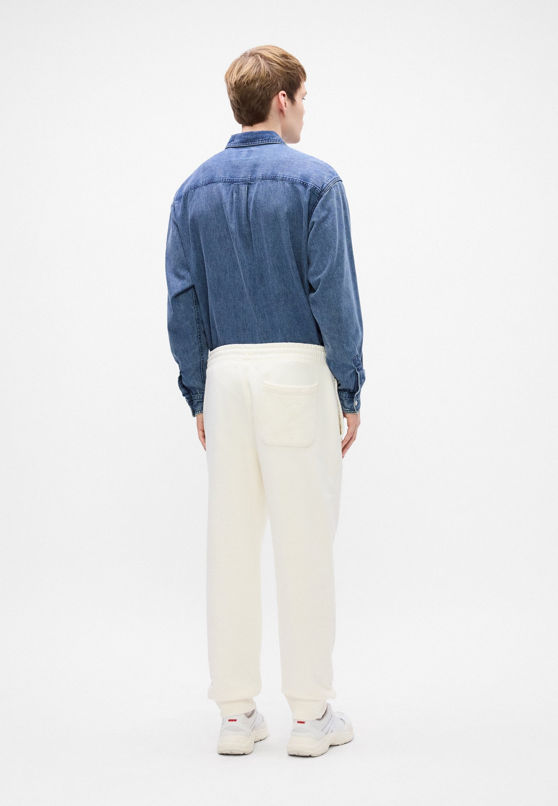 NEVEZ  - Tracksuit bottoms - white