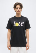 NIKECOURT TEE LOVE - Print T-shirt - black