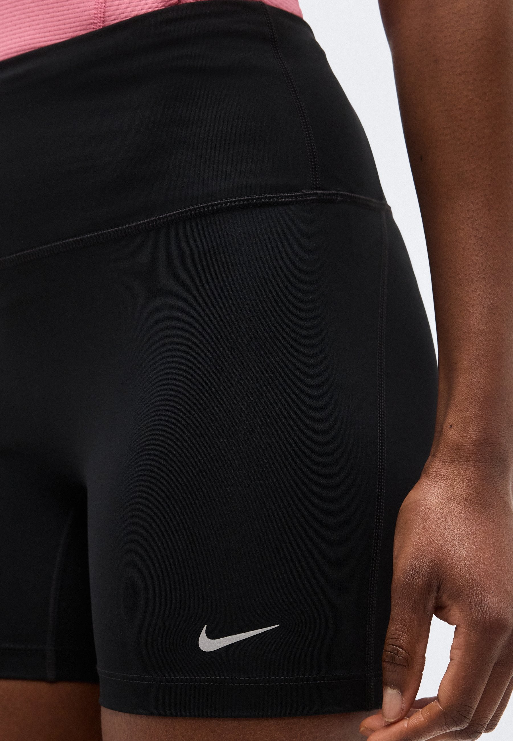 TEMPO - Short running tights - black