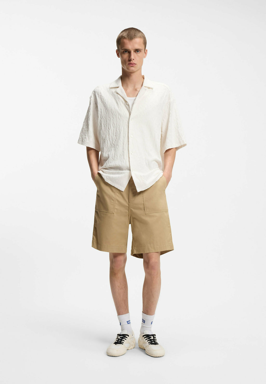 HUGO ELIGINO - Shirt - open white one