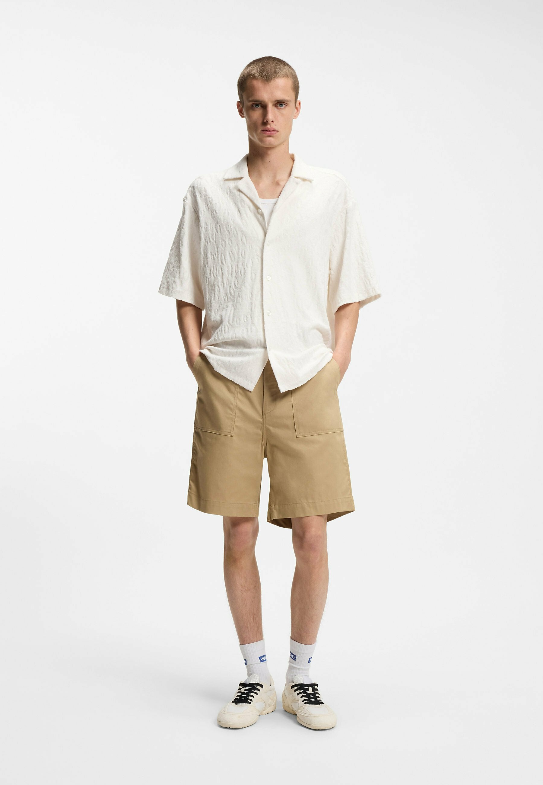 HUGO ELIGINO - Shirt - open white one