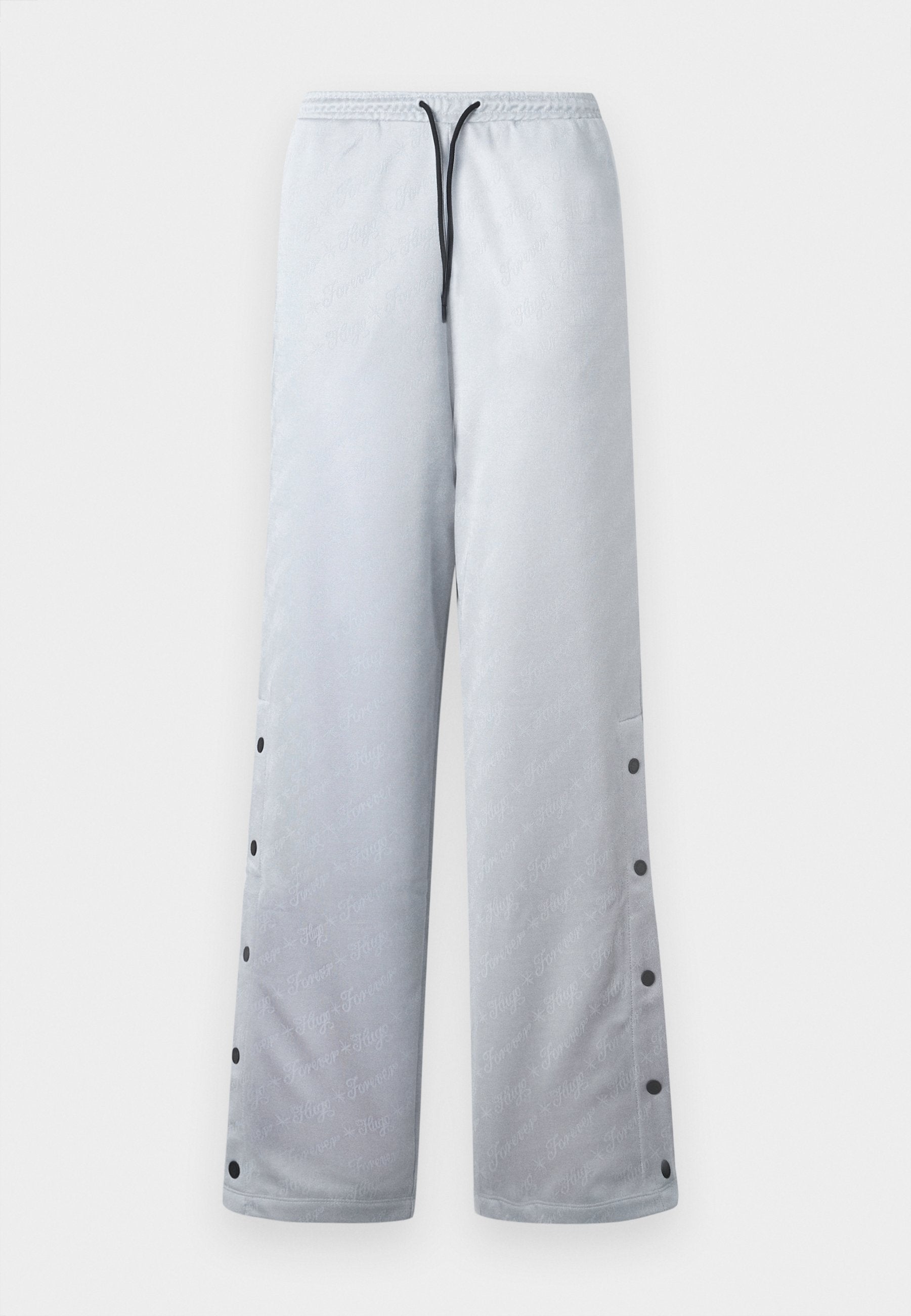 NICOLE - Tracksuit bottoms - silver-coloured