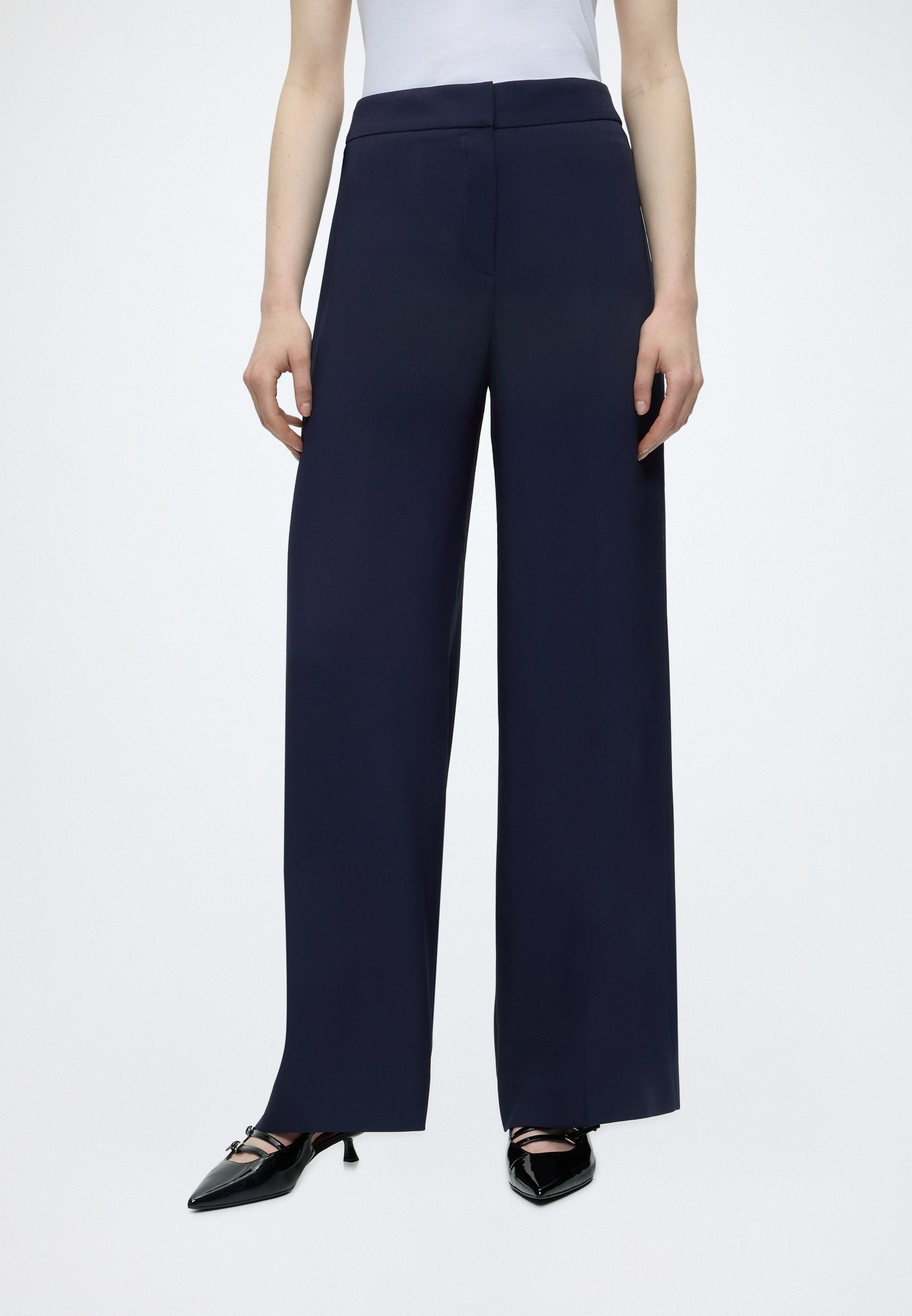 HUZILI - Trousers - medium blue