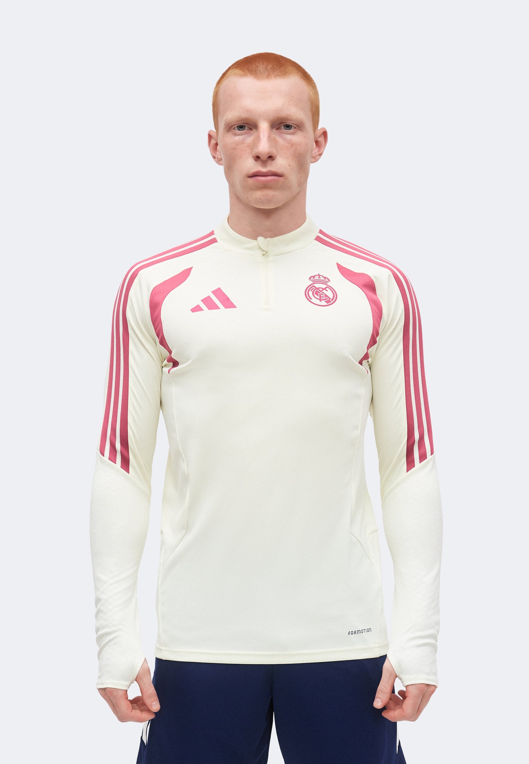 REAL MADRID TIRO26 COMPETITION TRAINING - Club wear - ivory/wild pink