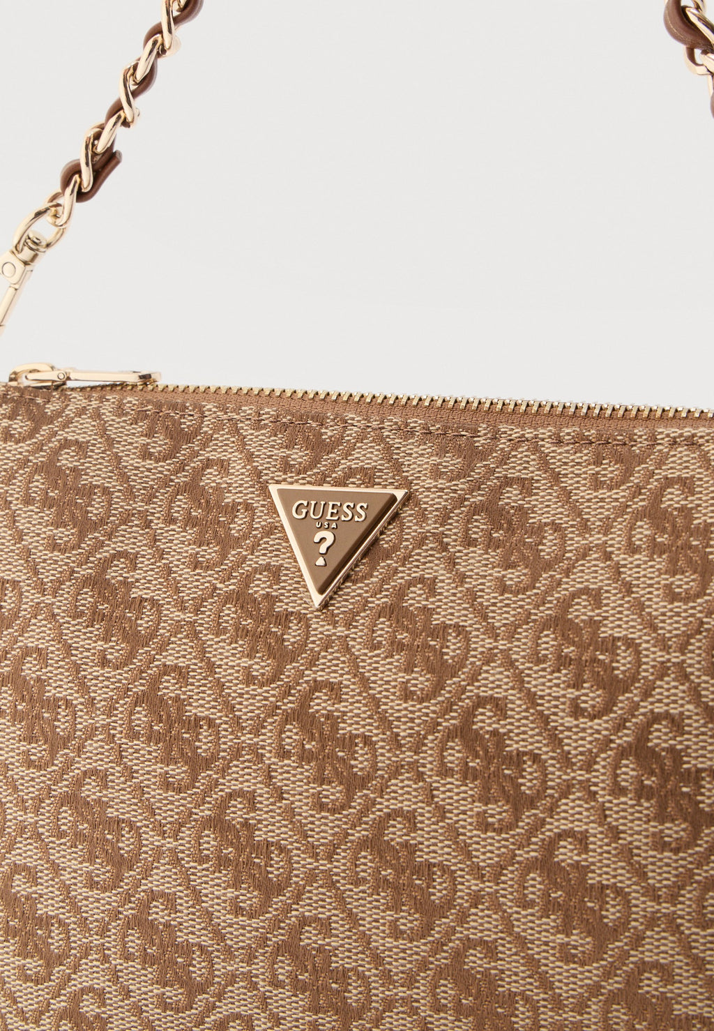 FLAT POUCH - Handbag - latte