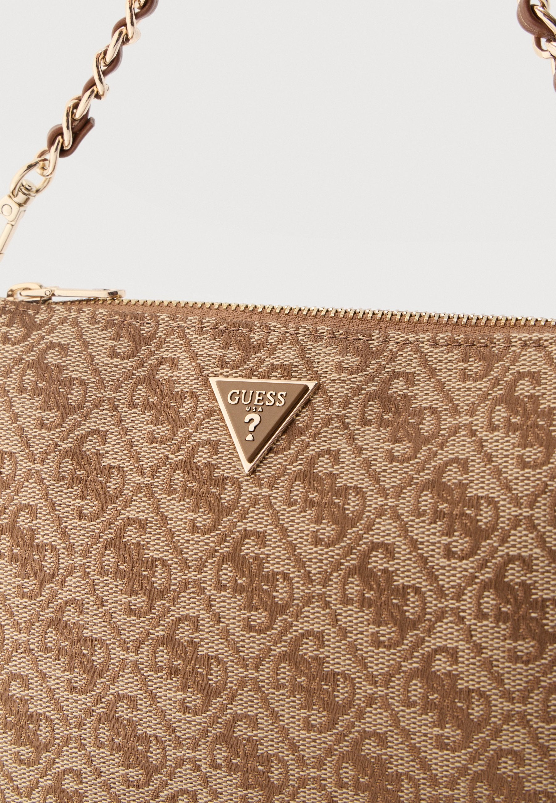 FLAT POUCH - Handbag - latte