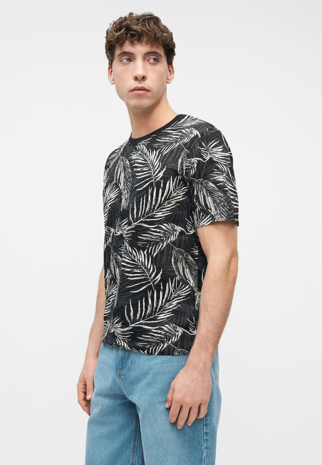 JJJEFF TEE PACK 2 - Print T-shirt - black/sky captain