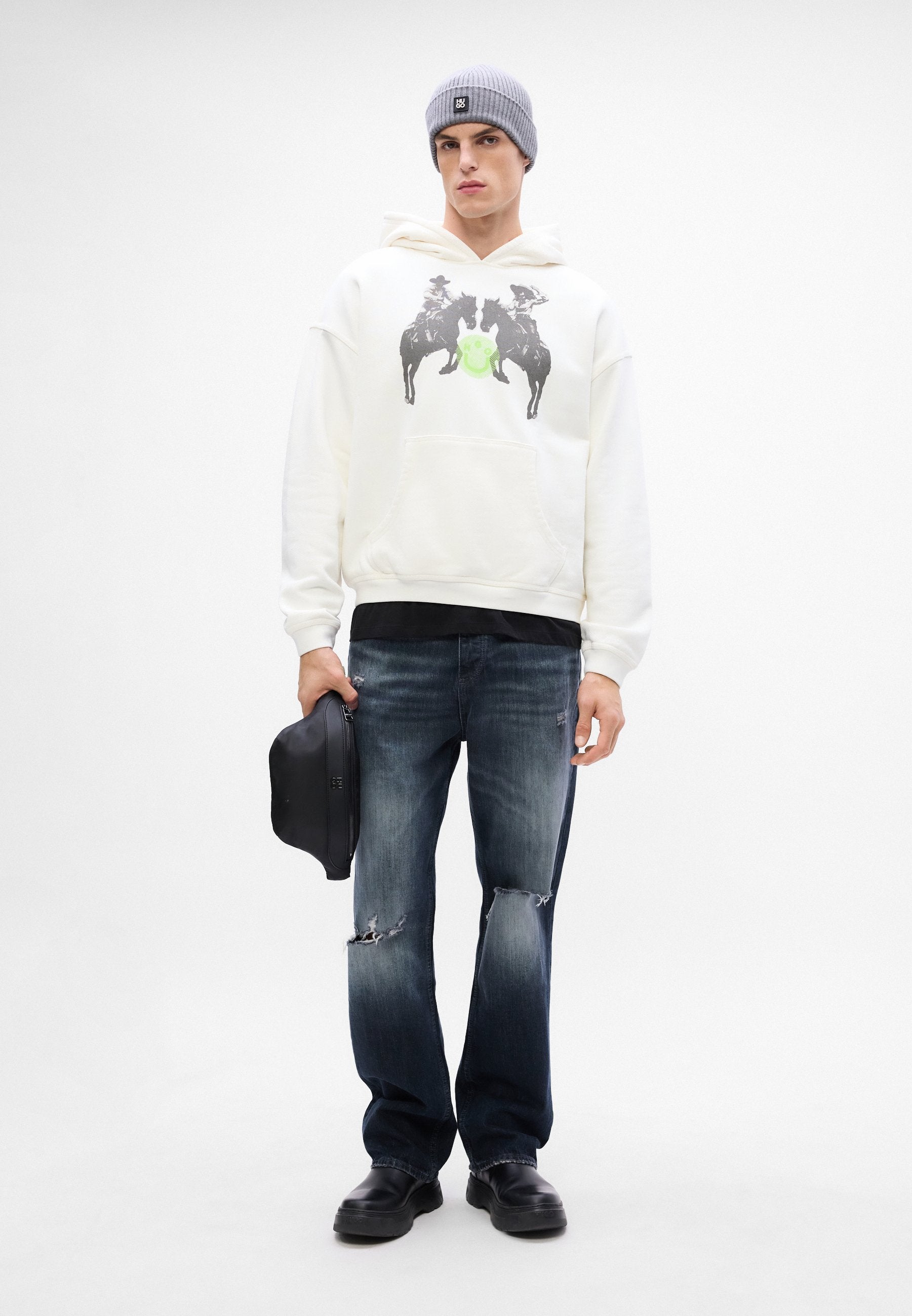 NEBUDI - Hoodie - white