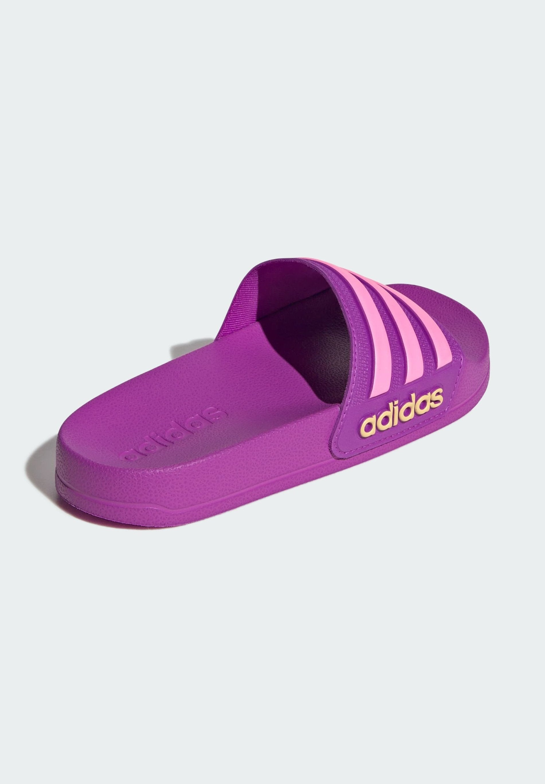 ADILETTE SHOWER UNISEX - Havuz terliği - mor renk patlaması   tatlı pembe   yarı buzlu mandalina