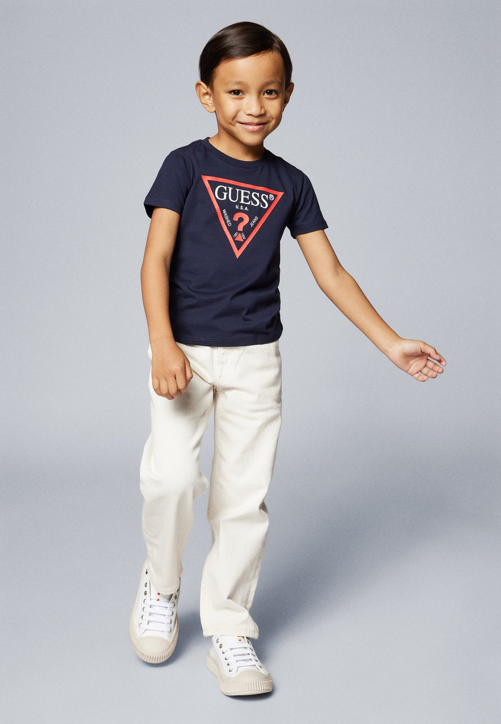 GARÇON ENFANT EN BAS ÂGE - T-shirt imprimé - bleu intelligent