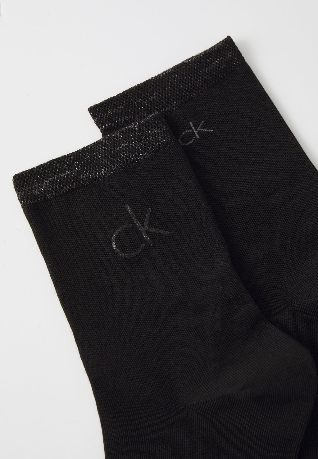 WOMEN SHORT SHINY LOGO 2 PACK - Socks - black