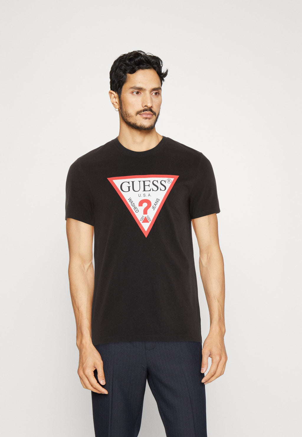 SS ORIGINAL LOGO - Print T-shirt - jet black